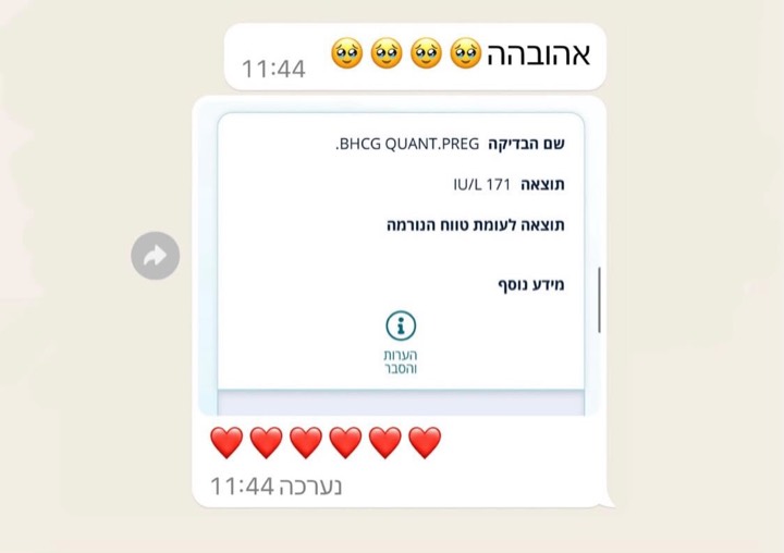 הודעה ממטופלת